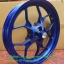 (Mslaz) ชุดวงล้อแม็ก หน้าหลัง Yamaha M-Slaz (สีน้ำเงิน) แท้ (ขายเป็นคู่)
