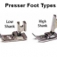 Snap on button sew-on foot ตีนผีเย็บกระดุม