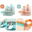 Pre-Order กระเป๋าจัดระเบียบ Handle Mesh Travel Pouch ชุด 3 ใบ มีสีชมพู กับฟ้า