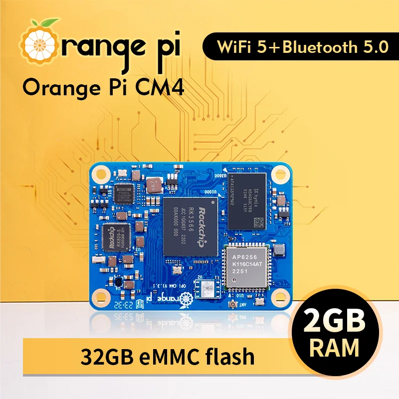 Orange Pi CM4 (2GB RAM 32GB eMMC) - Orange Pi